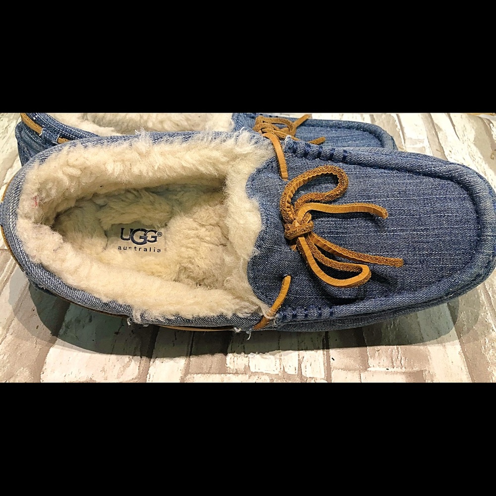 ON HOLD Denim Ugg Australia slip on  size 8